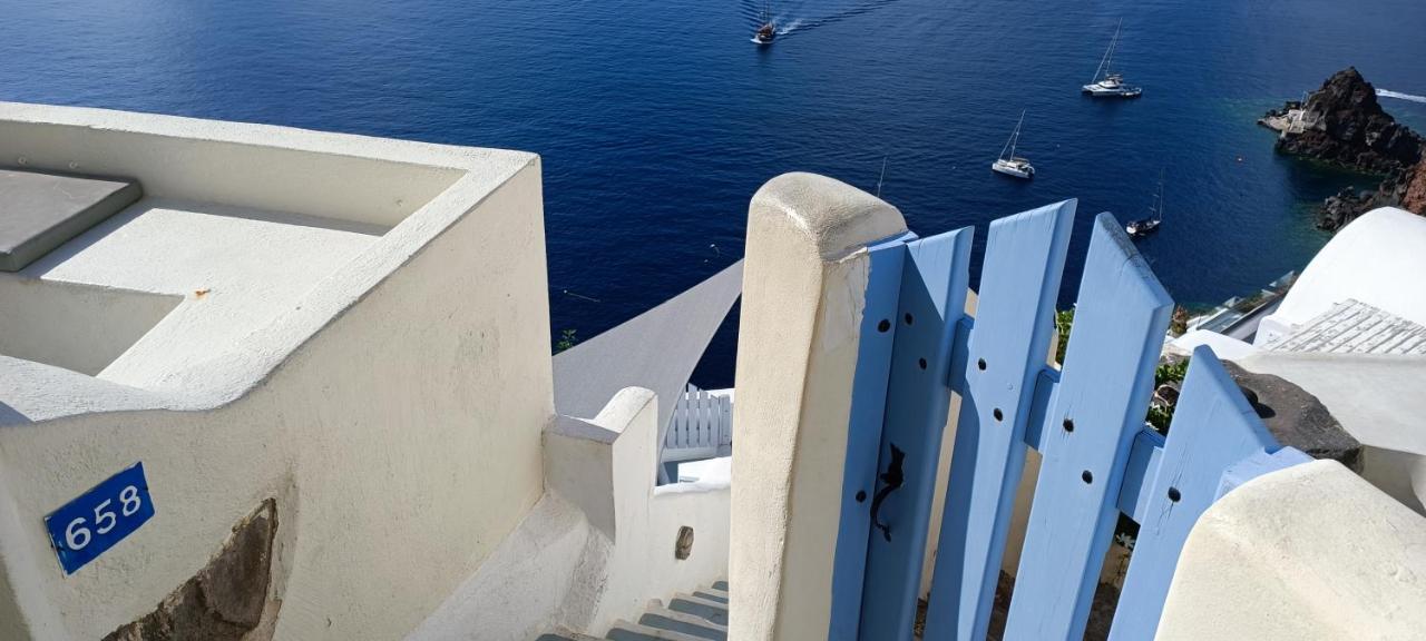 Apartmán Elias Cave House 270O Caldera View Oia Exteriér fotografie
