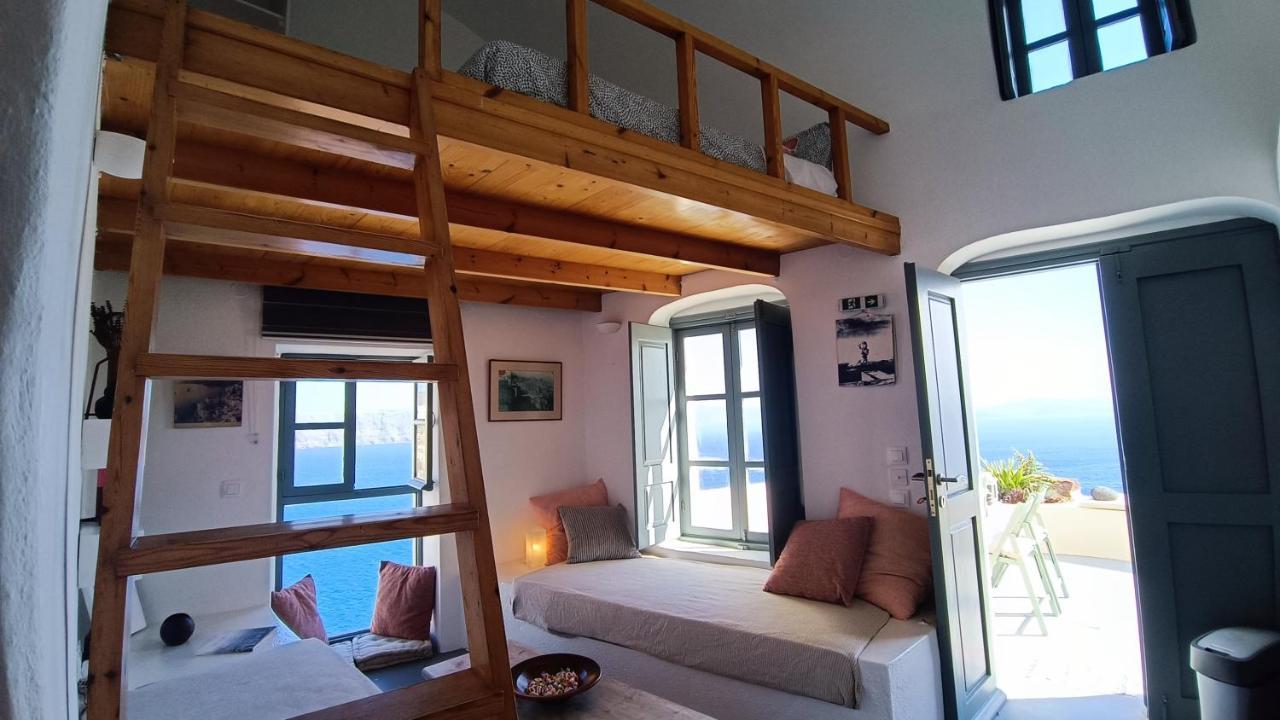 Apartmán Elias Cave House 270O Caldera View Oia Exteriér fotografie