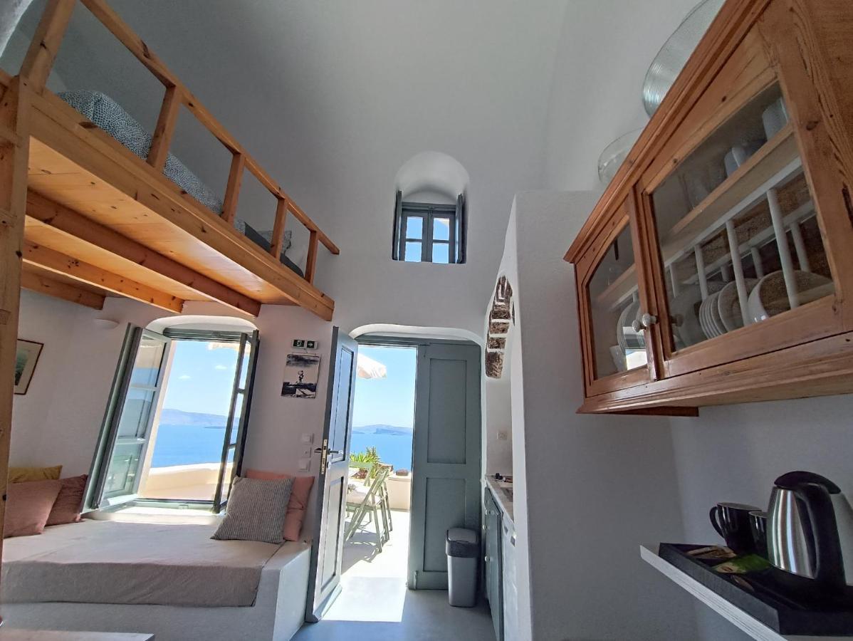 Apartmán Elias Cave House 270O Caldera View Oia Exteriér fotografie