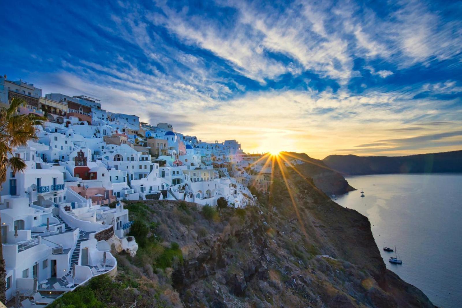 Apartmán Elias Cave House 270O Caldera View Oia Exteriér fotografie